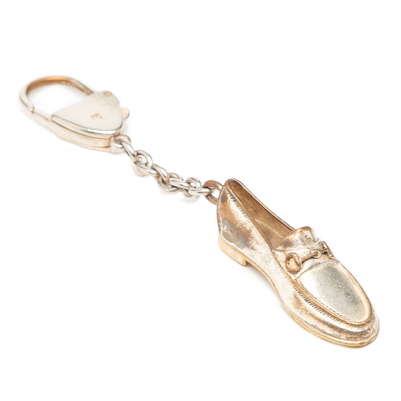 グッチ ローファー モチーフ シルバー メタル レディース GUCCI 1-0249388