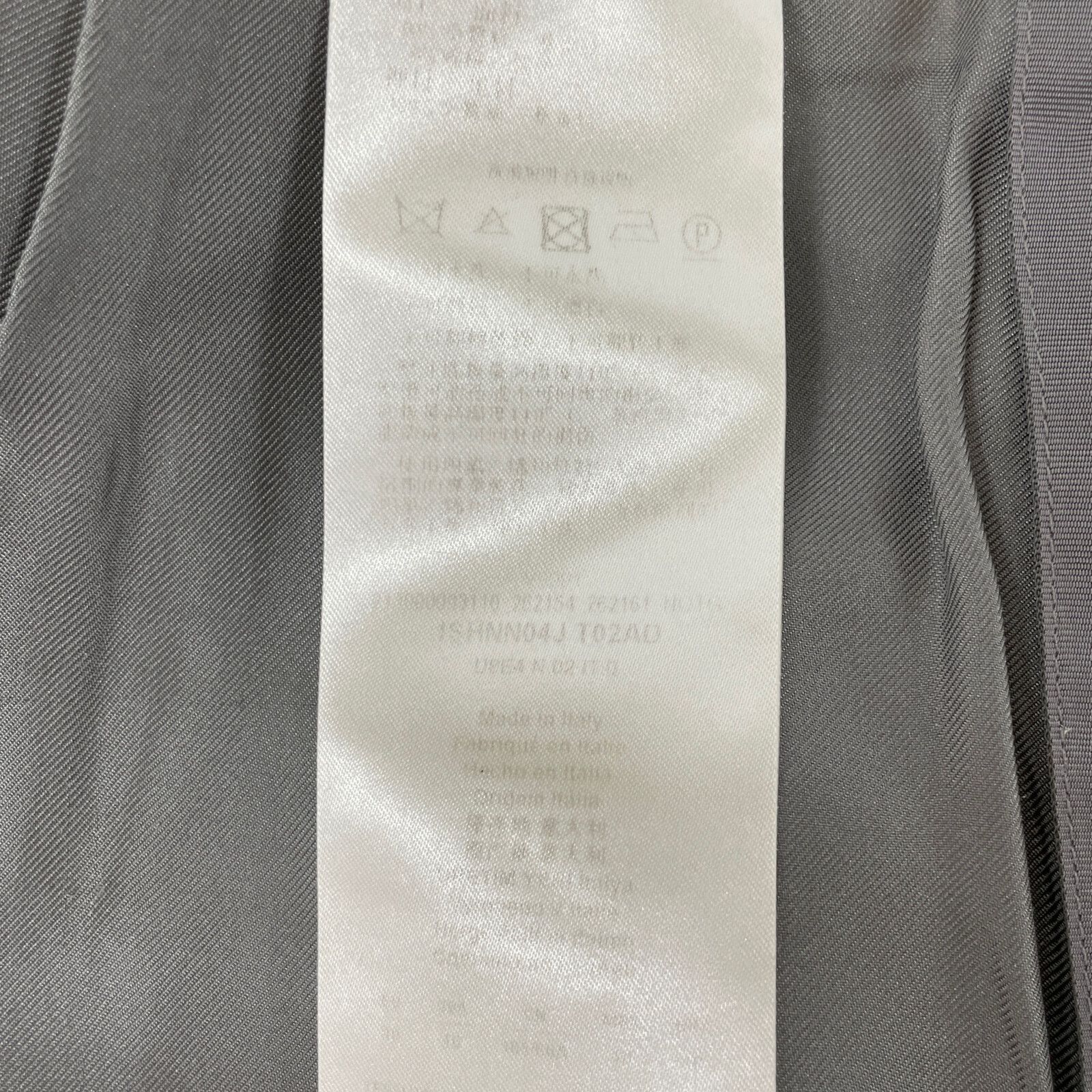 GIORGIO ARMANI ジョルジオアルマーニ ｸﾞﾚｰ 1SHNN04J T02AD ｺｸｰﾝ ｽﾘｯﾄ