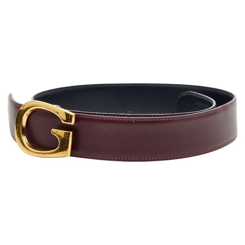 グッチ Gバックル ベルト サイズ:70/28 036 519 0956 ワインレッド