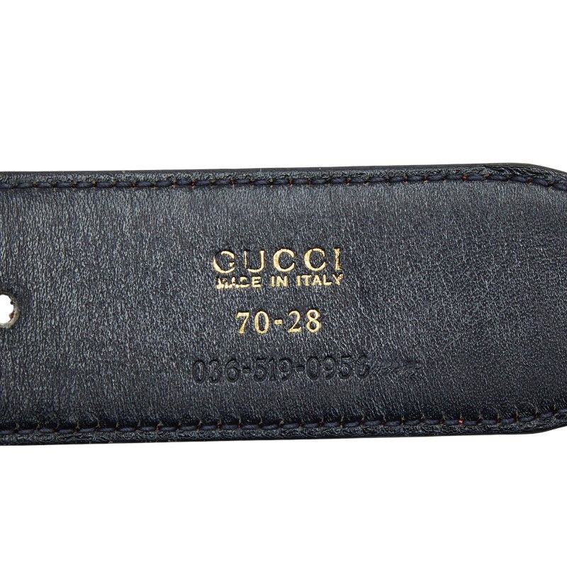 グッチ Gバックル ベルト サイズ:70/28 036 519 0956 ワインレッド