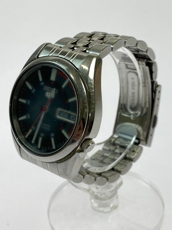 品 SEIKO セイコー 5 SNK 375 K 7 S 26-01 V 0 セイコー5 自動巻き 腕時計 198-260107-kk-19-min