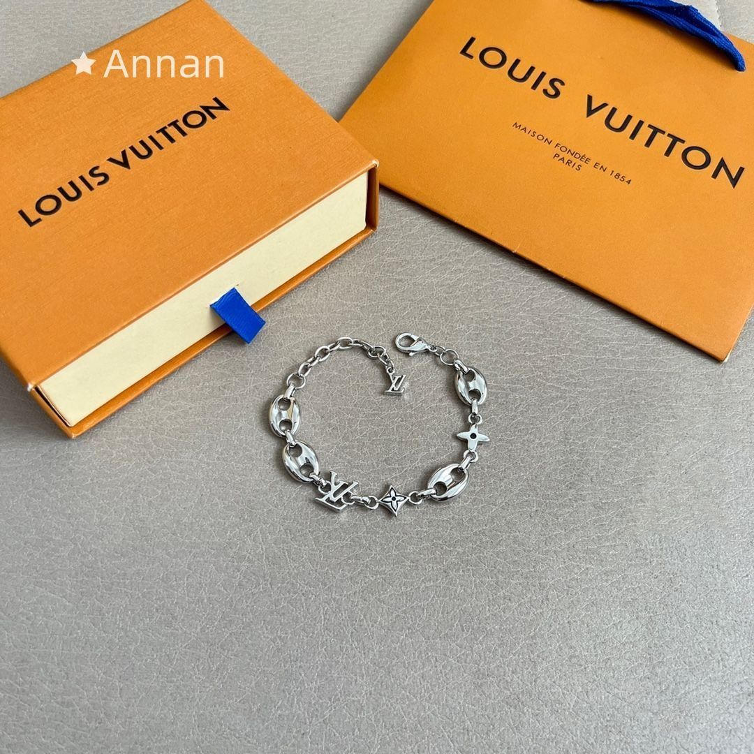 送料込☆ LOUIS VUITTON ルイヴィトン メンズ ブレスレット - メルカリ