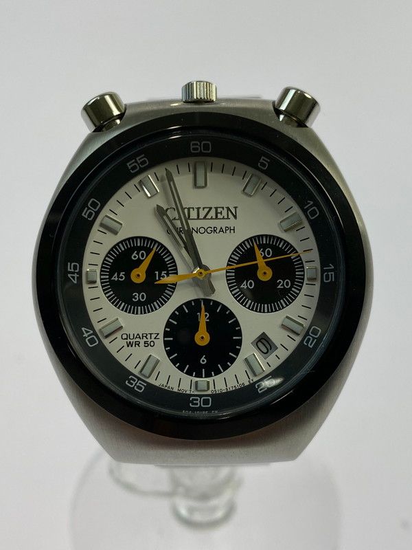 品 CITIZEN シチズン RECORD LABEL TSUNO CHRONO AN 3660-81 A 0510-S 127718 レコードレーベル ツノクロノ クォーツ 腕時計 198-260107-kk-20-min