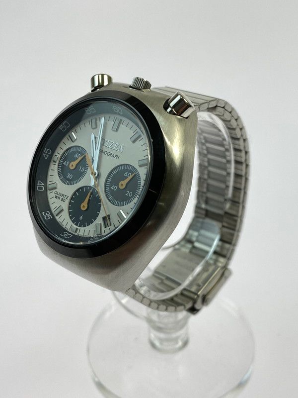 品 CITIZEN シチズン RECORD LABEL TSUNO CHRONO AN 3660-81 A 0510-S 127718 レコードレーベル ツノクロノ クォーツ 腕時計 198-260107-kk-20-min