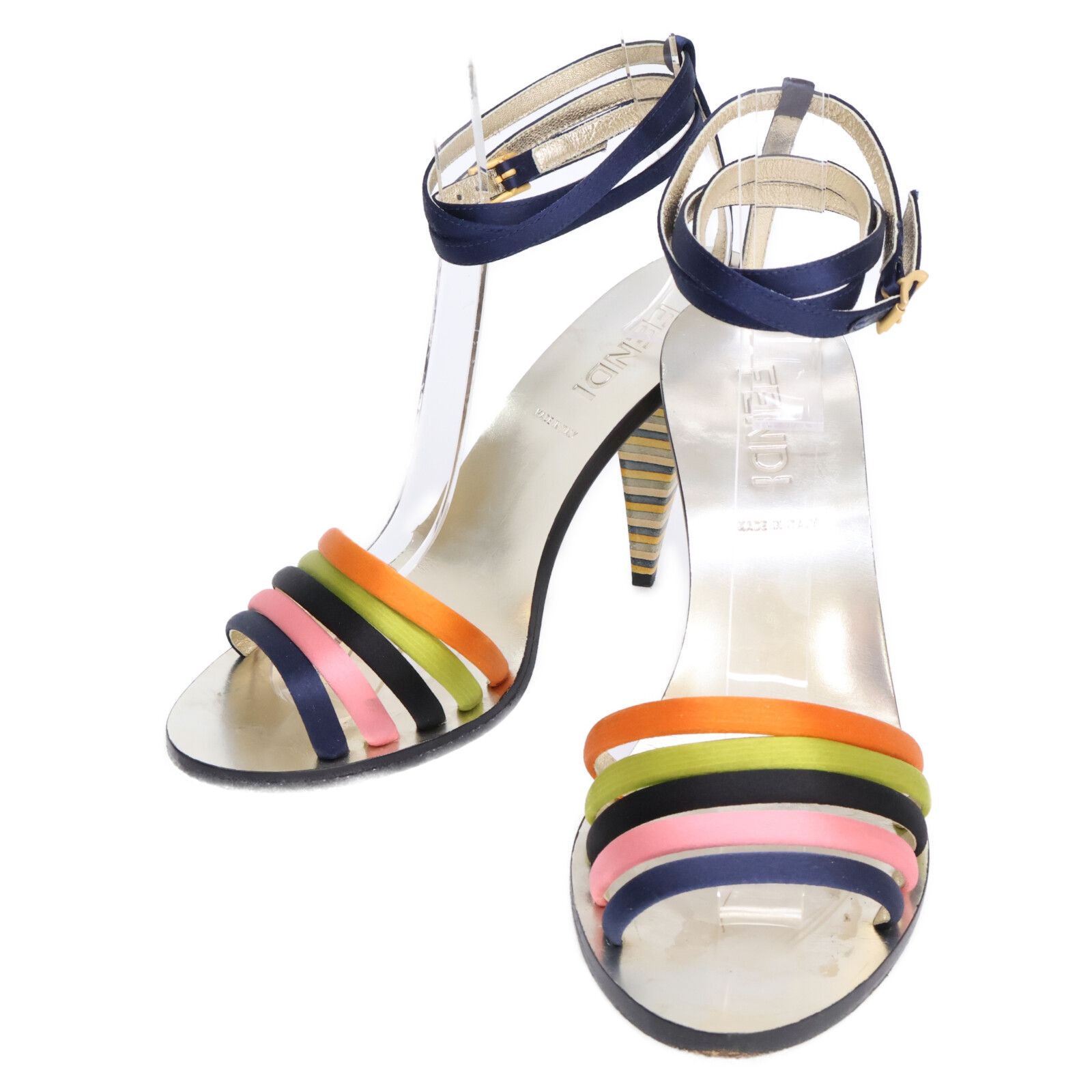 FENDI フェンディ サテン アンクルストラップ 38 1/2 - メルカリ