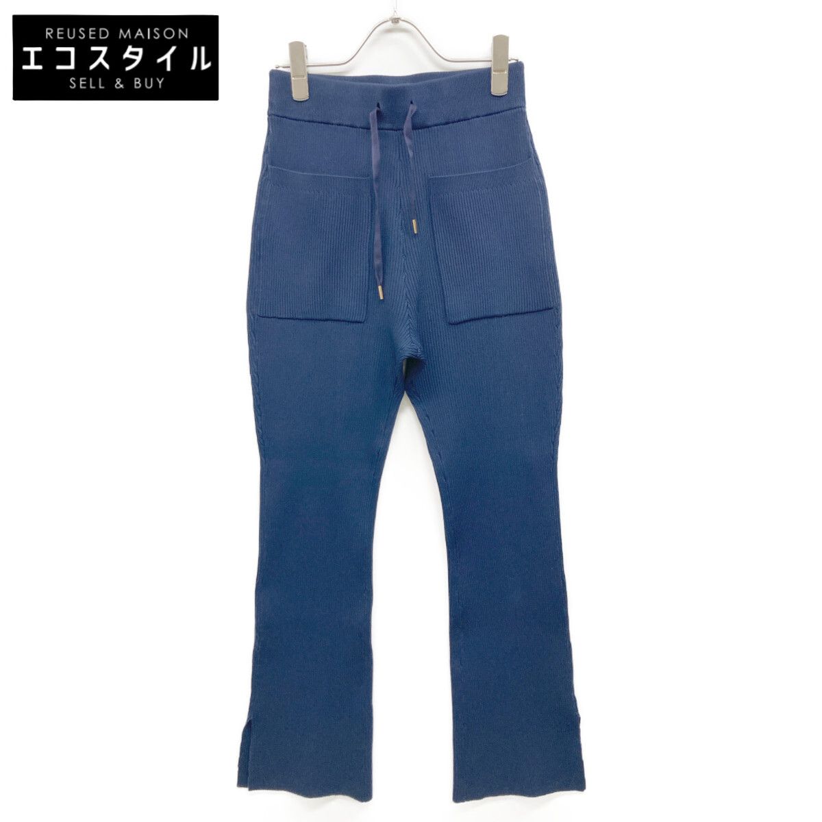 regleam リグリーム 25年製 レーヨン混 ポケットサマーニットパンツ S