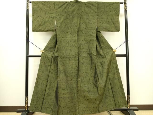 平和屋着物□本場大島紬 唐草文 正絹 逸品 DABA6895op - メルカリ