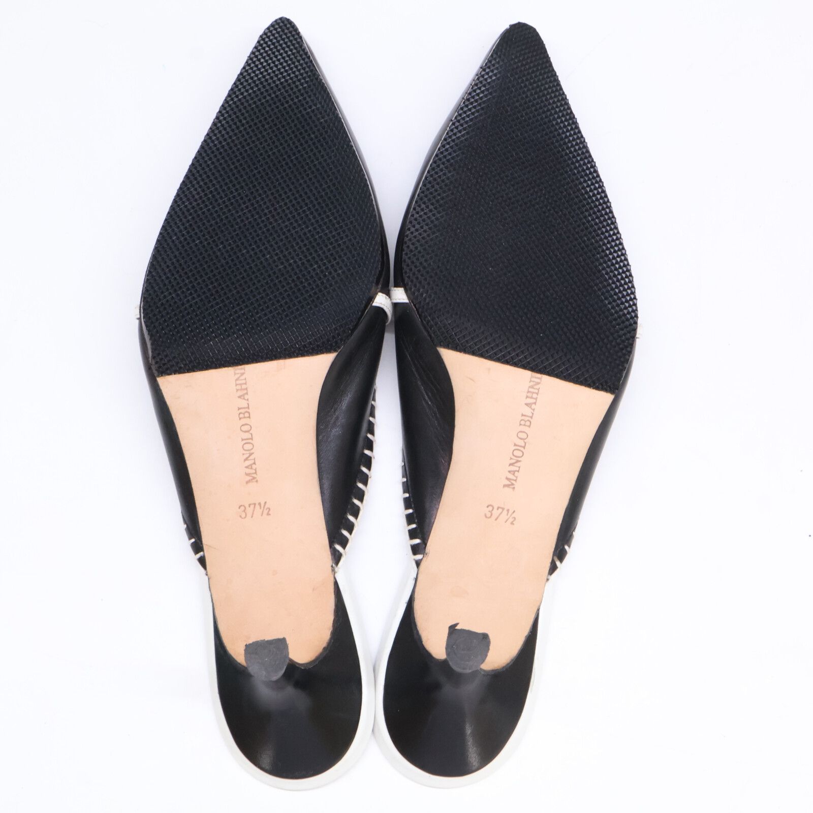 MANOLO BLAHNIK マノロブラニク ポインテッドトゥ ミュール 37 1/2