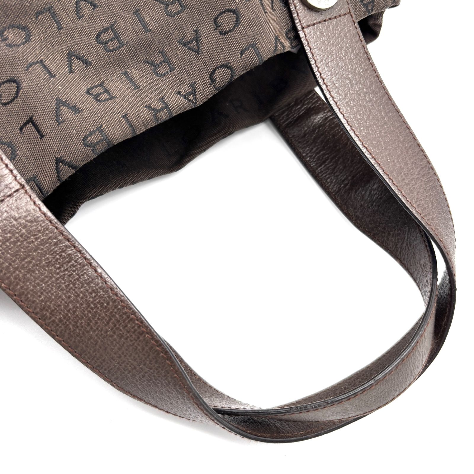 極美品 BVLGARI ブルガリ ロゴマニア ハンドバッグ ポーチ付き  