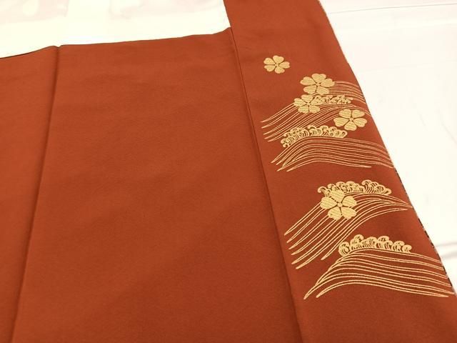 平和屋着物□豪華振袖 地紙花蝶文 金彩 ロング丈 正絹 逸品 AABF0077ph