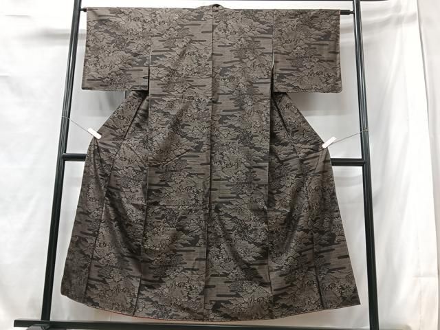 平和屋着物□本場大島紬 風景文 やまと誂製 正絹 逸品 未使用