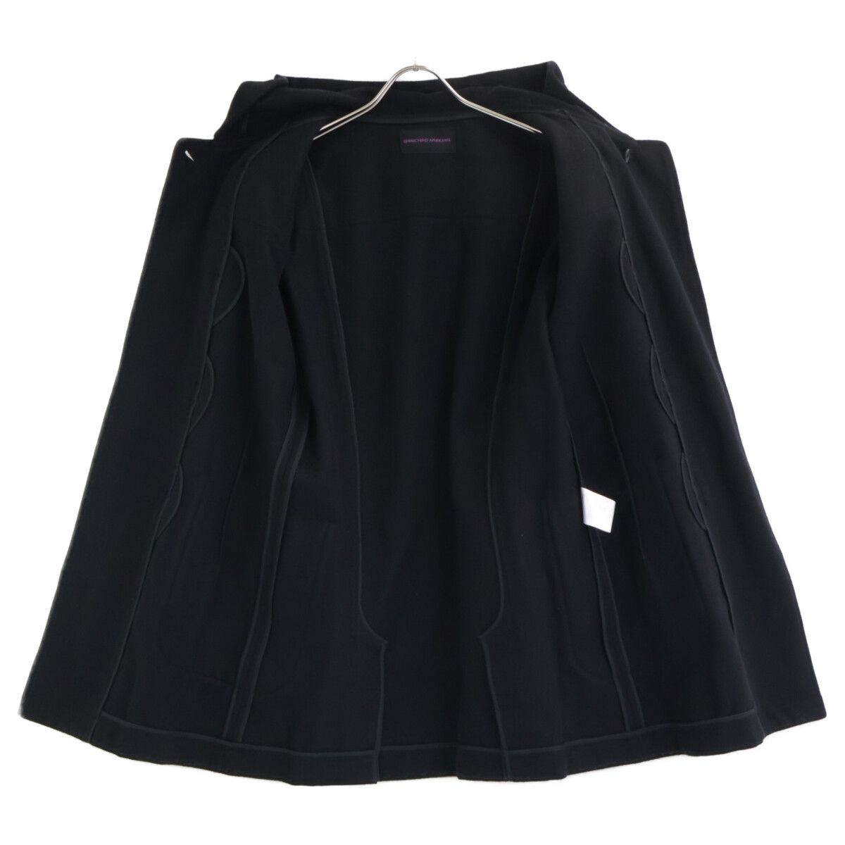 SHINICHIRO ARAKAWA シンイチロウ アラカワ ﾌﾞﾗｯｸ ｳｰﾙ ﾀﾞｯﾌﾙｺｰﾄ M