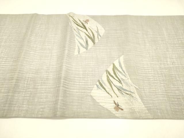 平和屋着物＊夏物 太鼓柄袋帯 夏虫草葉文 正絹 逸品 DABA0248cm - メルカリ