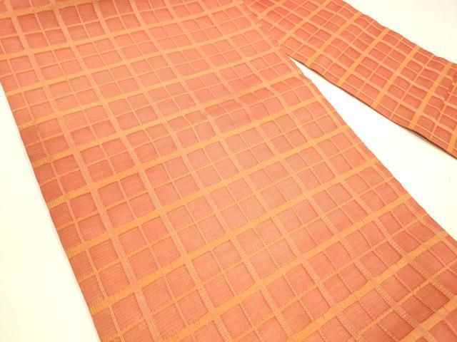 平和屋着物＊夏物 全通柄九寸名古屋帯 吉野間道 正絹 cm