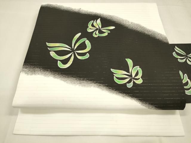 平和屋着物＊夏物 九寸名古屋帯 舞蝶文 cm