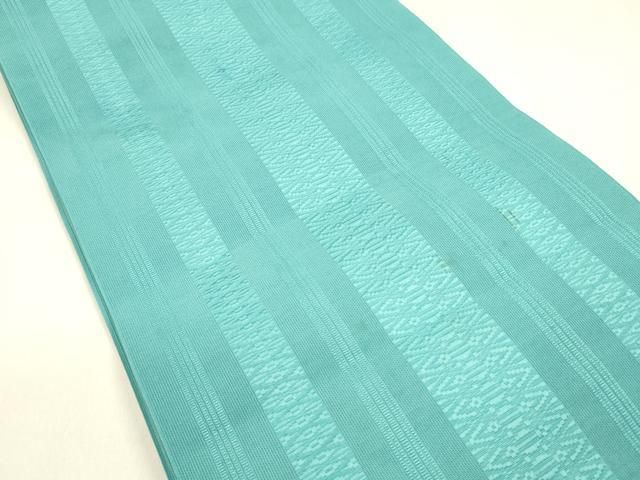 平和屋着物＊夏物 博多織 八寸名古屋帯 献上 新橋色 cm