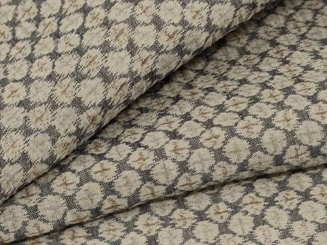 平和屋着物＊夏物 本場小千谷ちぢみ 鹿の子文様 麻 逸品 AABE1300jd