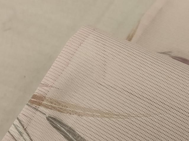  平和屋着物＊夏物 小紋 絽 枝葉文 洗える着物 jd 小紋 着物