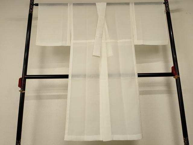 平和屋着物＊夏物 長襦袢 雲取り紋紗 白色 洗える着物 jd