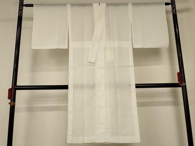 平和屋着物＊夏物 長襦袢 舞花紋紗 白色 jd