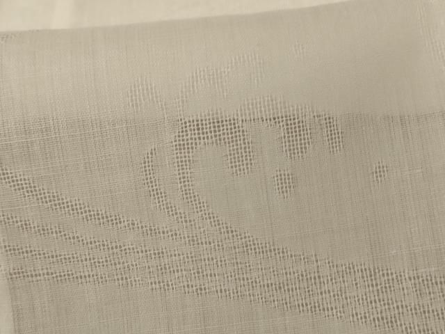 立波流水紋紗 白色