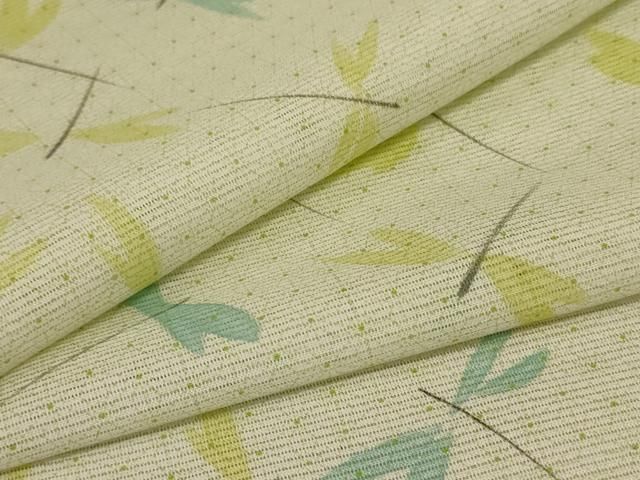 平和屋着物＊夏物 小紋 絽 蜻蛉 洗える着物 jd