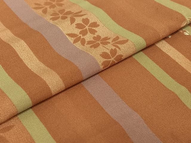  平和屋着物▽小紋 単衣 花間道 洗える着物 jh 小紋 着物