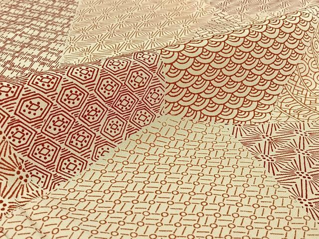 単衣 切嵌吉祥文