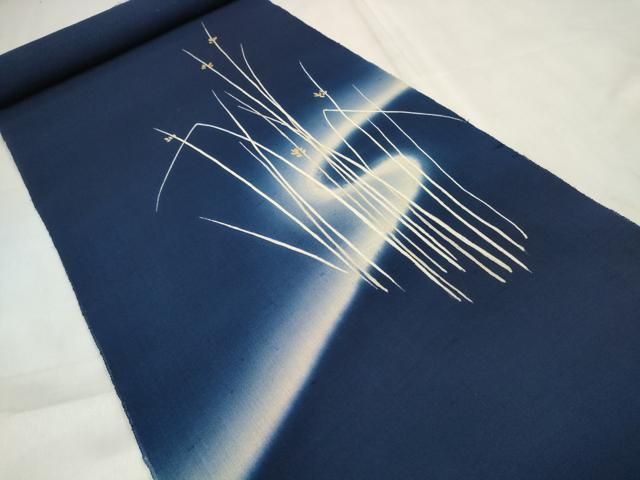  平和屋着物＊夏物 名古屋帯 帯反物 流水花文 ♥ zzz 名古屋帯 帯