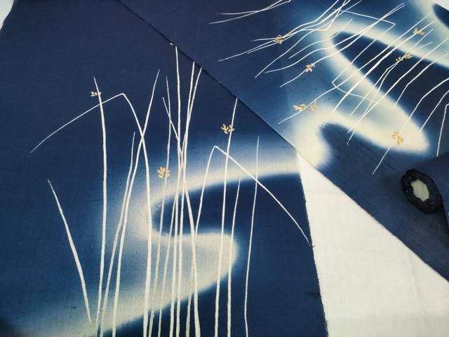 平和屋着物＊夏物 名古屋帯 帯反物 流水花文 ♥ zzz