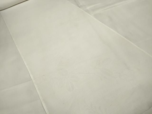 平和屋着物＊夏物 長襦袢 反物 着尺 萩紋紗 生成り色 洗える着物 ♥ zzz