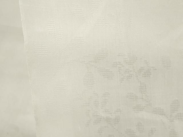 平和屋着物＊夏物 小千谷ちぢみ 長襦袢 反物 着尺 本麻紋紗 草花紋紗