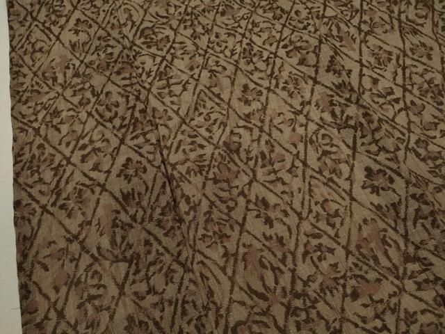 平和屋着物＊夏物 小千谷ちぢみ 菱草花文 麻 逸品 CABB2333ze - メルカリ