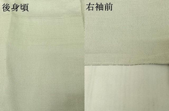 平和屋着物▽本塩沢 訪問着 単衣 やまだ織 藤倉守正 雪の中のきれ 証紙