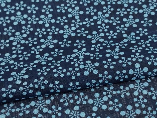 花づくし 洗える着物