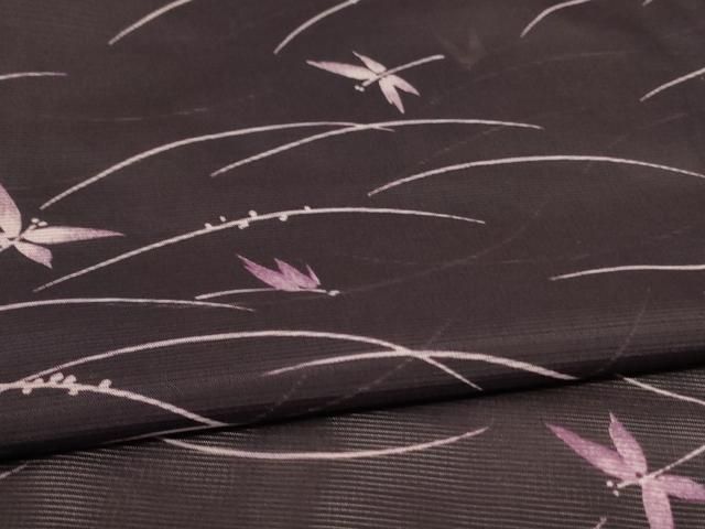 平和屋着物＊夏物 小紋 絽 蜻蛉 芝 洗える着物 AABE7446jd - メルカリ