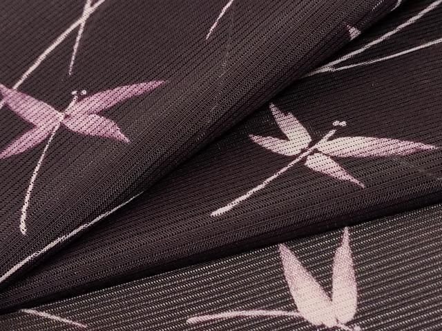 平和屋着物＊夏物 小紋 絽 蜻蛉 芝 洗える着物 AABE7446jd - メルカリ