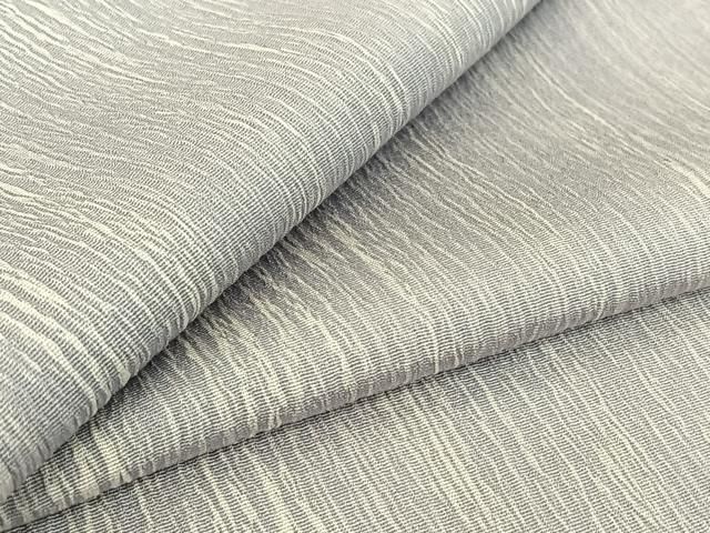 平和屋着物▽上質な小紋 単衣 霞文 正絹 jh