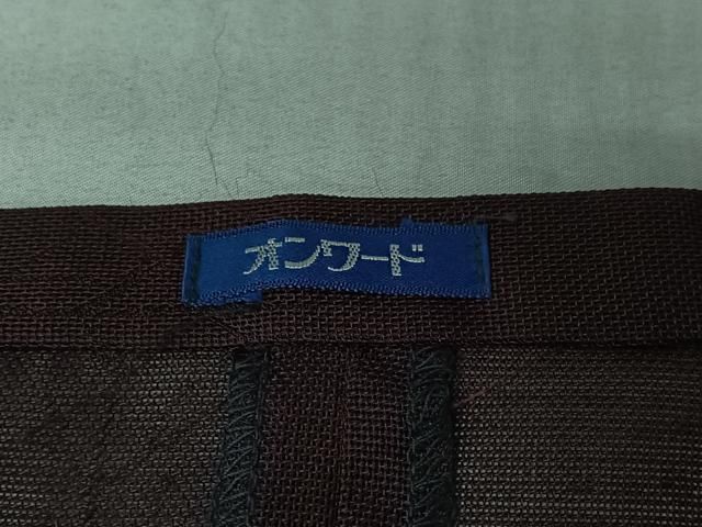  平和屋着物▽道行コート スリーシーズン 春夏秋 塵除け 樹林文 正絹 jh 羽織 着物 浴衣