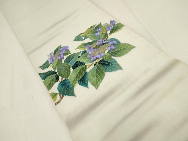 平和屋着物＊夏物 総刺繍 袋帯 草花文 紫陽花 ますいわ屋扱い 正絹 wj