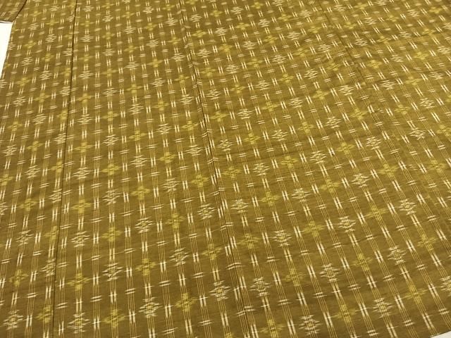 平和屋着物▽上質な紬 単衣