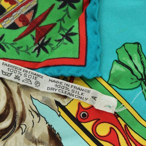 エルメス HERMES カレ90 KACHINAS カチナ スカーフ 絹 シルク 大判
