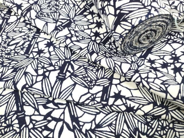 平和屋着物＊夏物 浴衣 反物 着尺 笹竹間道 三越扱い 綿 ♥ zzz