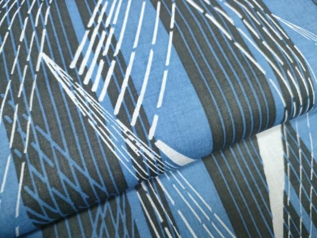  平和屋着物＊夏物 男性 浴衣 反物 着尺 間道 綿 ♥ zzz 反物 着物 浴衣