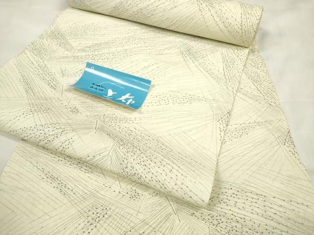 平和屋着物＊夏物 小紋 上布 反物 着尺 松葉文 さんび謹製 ♥ zzz