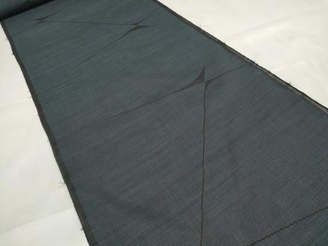 平和屋着物＊夏物 本場大島紬 夏大島 反物 着尺 舞蝶文 隆紬工場謹製 証紙付き ♥ zzz