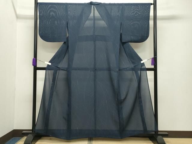 平和屋着物＊夏物 小紋 絽 吉祥文 正絹 gh