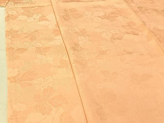 草葉地紋 一斤染色