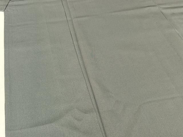 平和屋着物▽江戸小紋 単衣 万筋 御召御納戸色×白色 正絹 逸品