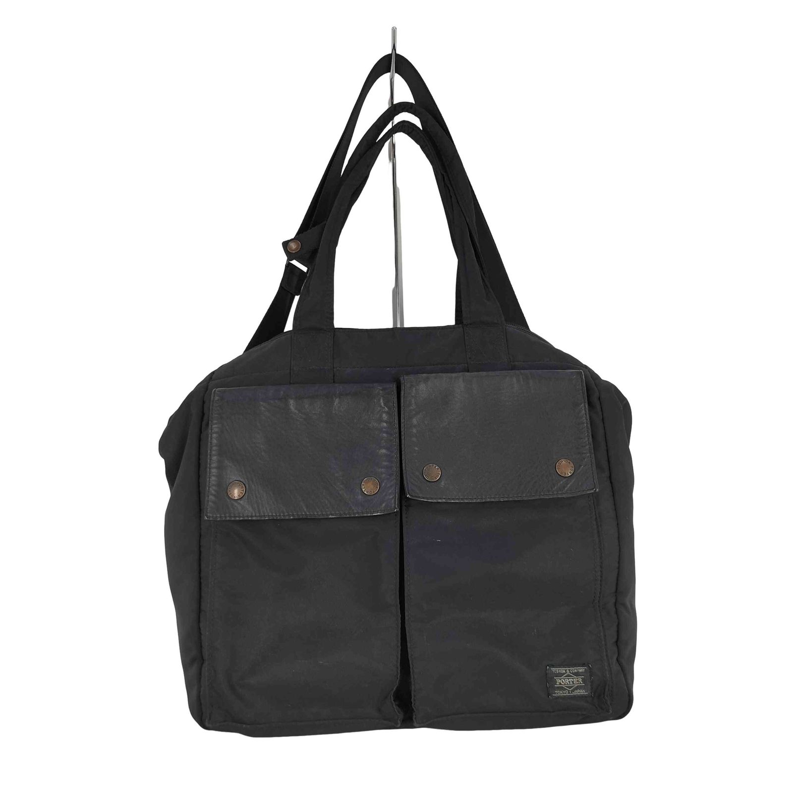 PORTER(ポーター) レザー切り替えポケット 2WAY ショルダーバッグ メンズ 表記無 【中古】【ブランド古着バズストア】 ポーター PORTER レザー切り替えポケット 2WAY ショルダーバッグ